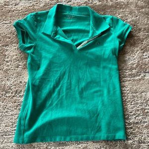 Green Calvin Klein shirt